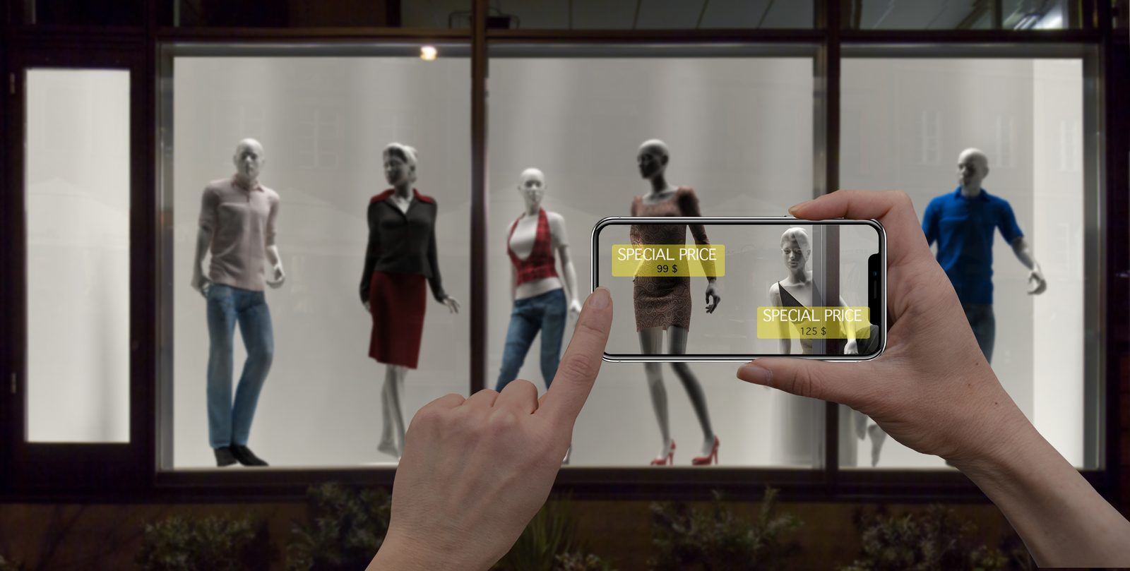 Retail augmented reality shopping